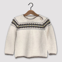 Load image into Gallery viewer, 2-3yrs Intricate Fair Isle jumper (cream/multi) - &lt;s&gt;£98.00&lt;/s&gt;